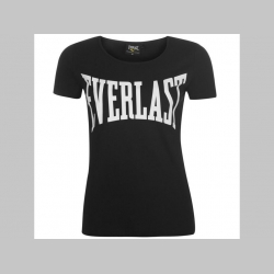 Everlast čierne dámske tričko s tlačeným logom 100%bavlna